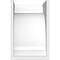 Ekena Millwork Standard Hughes Architectural Grade PVC Bracket, 6 1/2"W x 10"D x 10"H BKTP07X10X10HUG - alternate 2